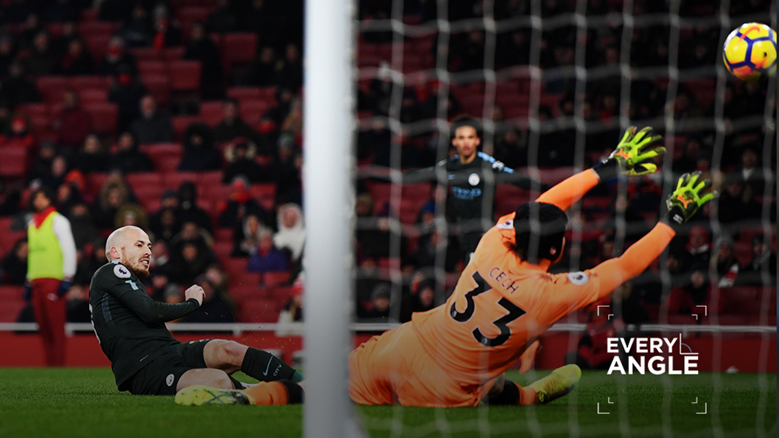 EVERY ANGLE: Silva v Arsenal