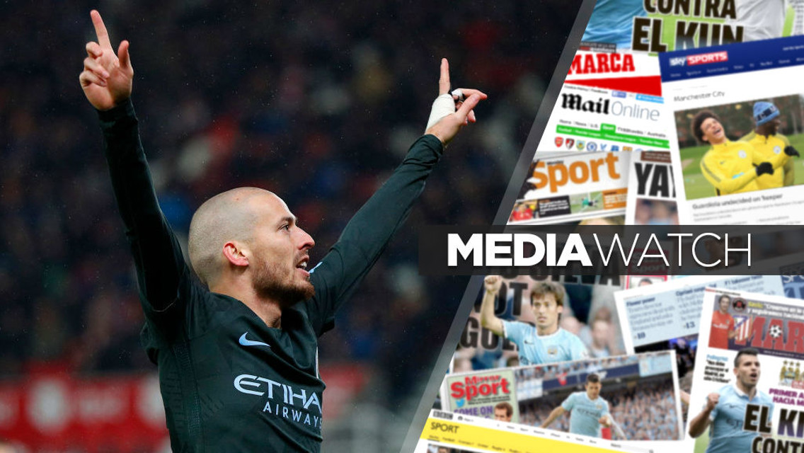 MAGICIAN: David Silva was the match-winner at Stoke.