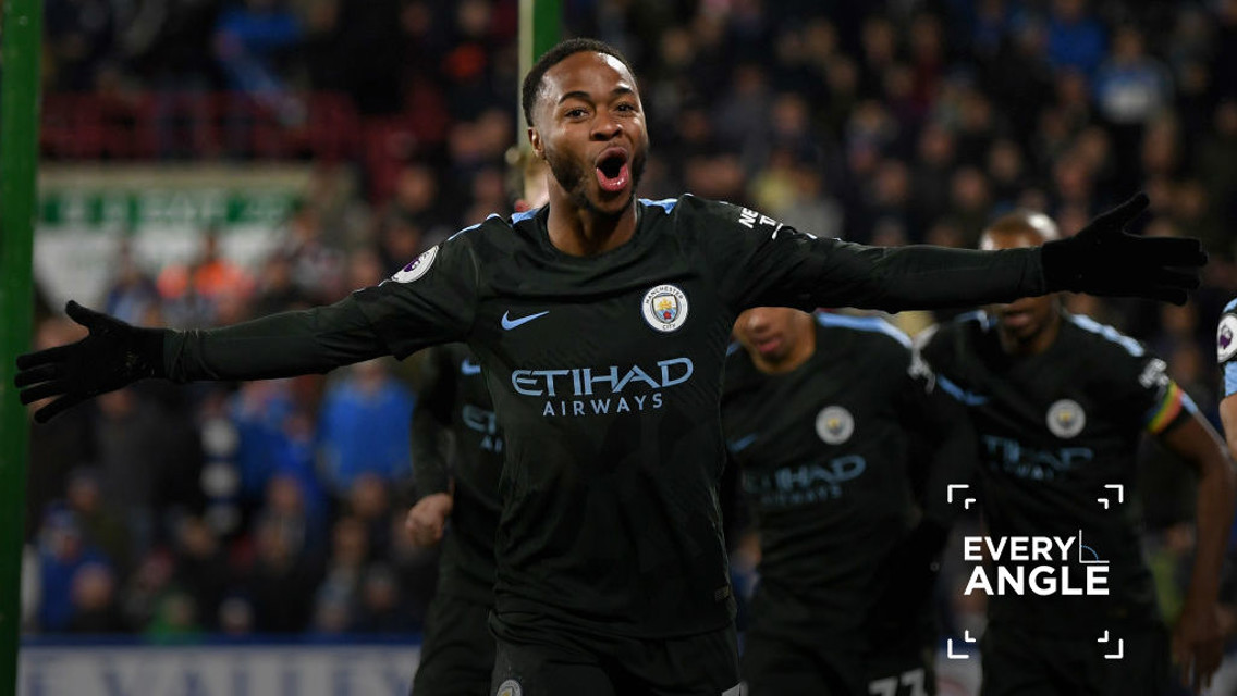 REBOOT: Here's Raheem Sterling's crucial winner against Huddersfield from Every Angle 