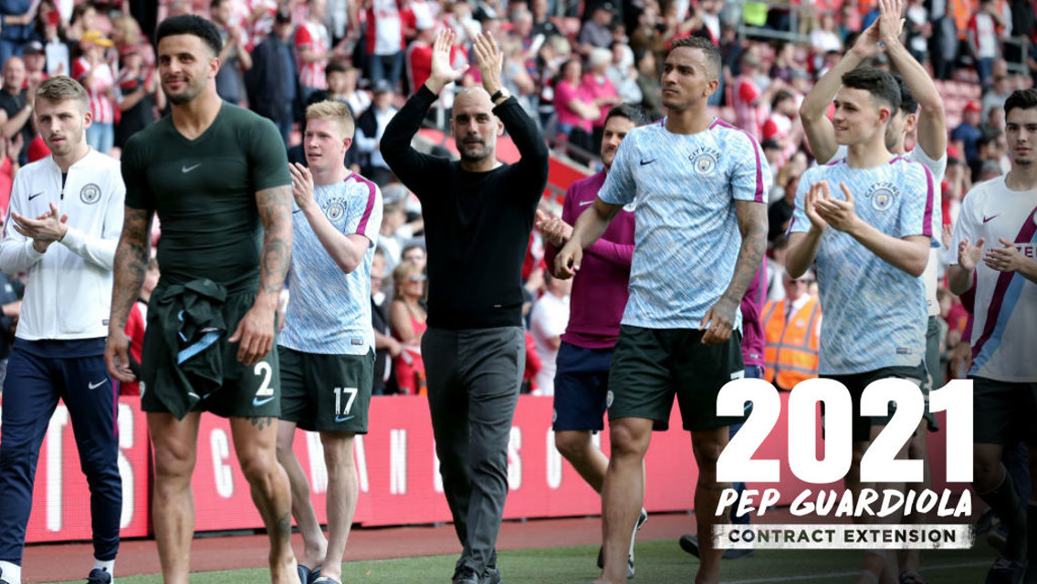 GUAR21OLA: Pep has signed a contract extension - and his players will be delighted