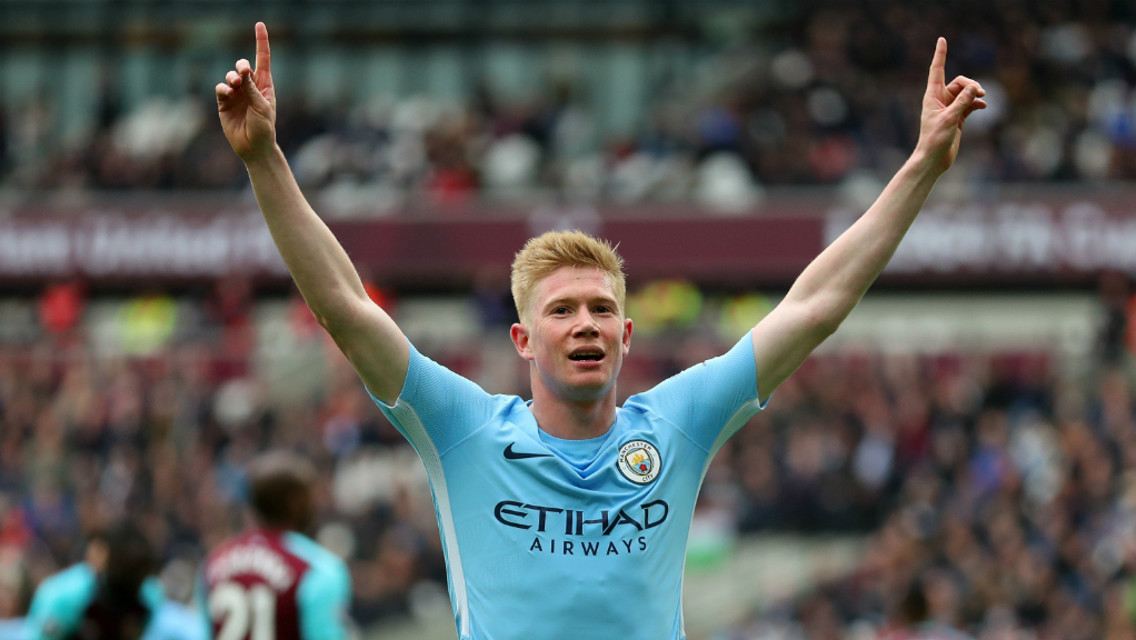 BELGIAN BLUE: Kevin De Bruyne has been named the Etihad Player of the Season...