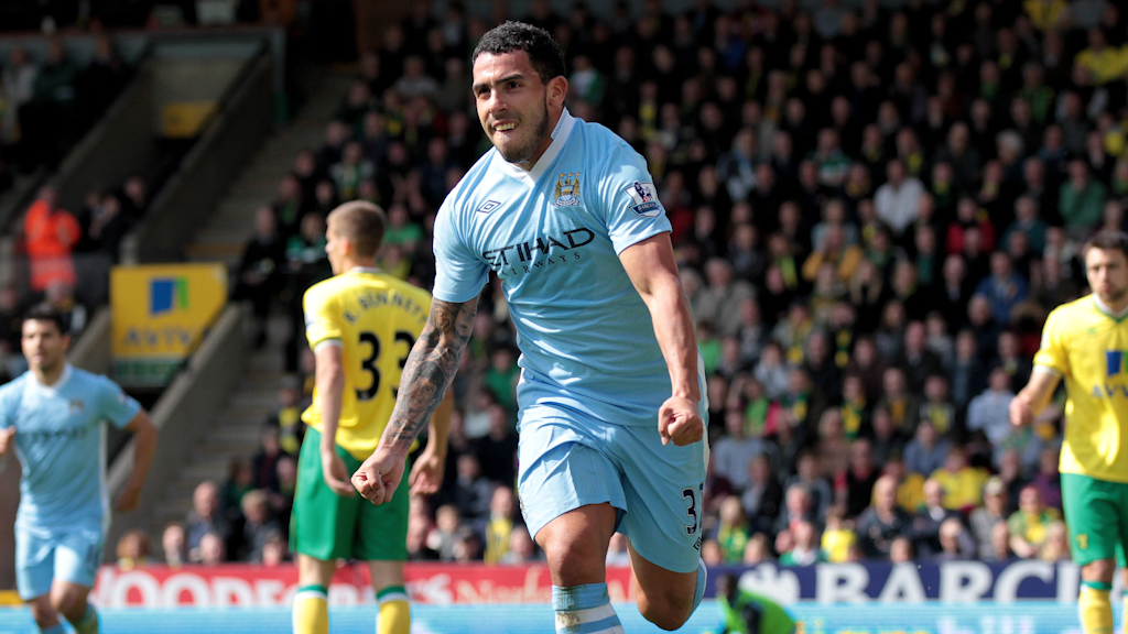Kilas Balik: Tevez saat buat hat-trick melawan Norwich