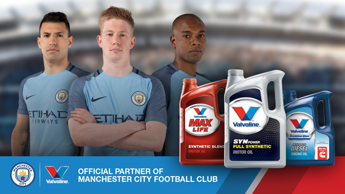 KEEP MOVING: Valvoline is City's new Official Automotive Lubricants Partner.