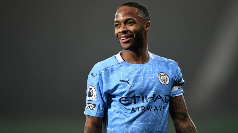 TOP OF THE LEAGUE : A performance worthy of a smile, eh Raheem!