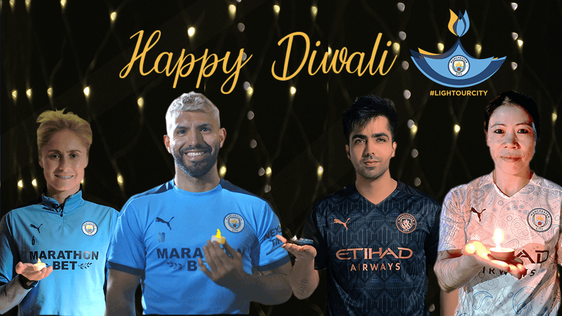 Happy Diwali from Manchester City