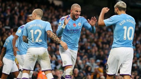 MATCH WINNER: Walker was delighted with the part he played in helping City to victory.