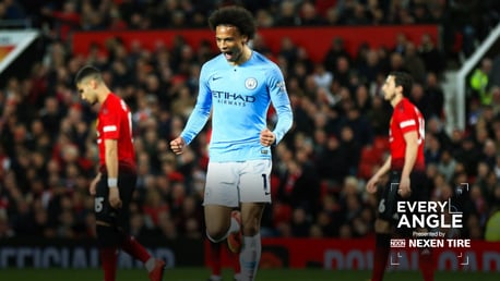 Every angle : Rewatch Leroy Sane's record breaking goal against Manchester United.