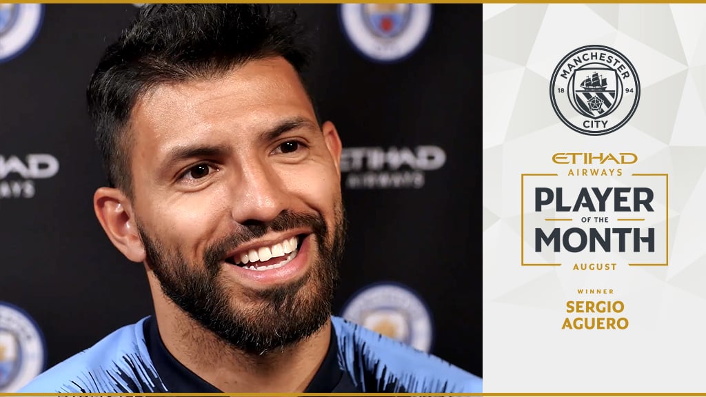 PRIZE GUY: Sergio Aguero