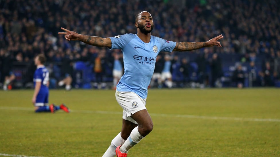 WINNER WINNER : Sterling slots home a dramatic last minute winner!