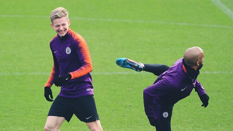 KUNG FU KOMPANY: Zinchenko is cruising for a bruising! 