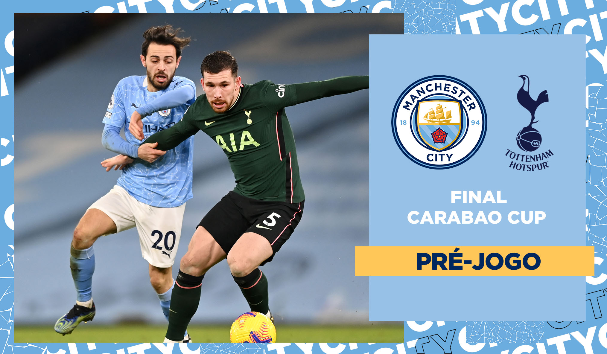 Confira o Pré-Jogo em Português para CITY X SPURS