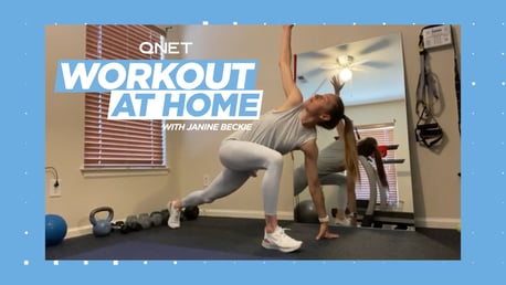 Janine Beckie's home workout: The world's greatest stretch