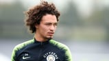 BACK IN BUSINESS: Philippe Sandler made his first appearance in Manchester City colours for our EDS side at the weekend