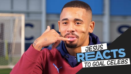 Jesus reacts to goal celebrations! 