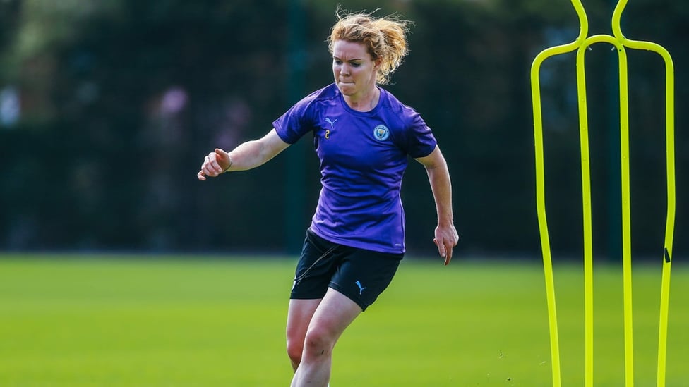 SUNNY AFTERNOON : Aoife Manion has hit the ground running in her first full week with the club