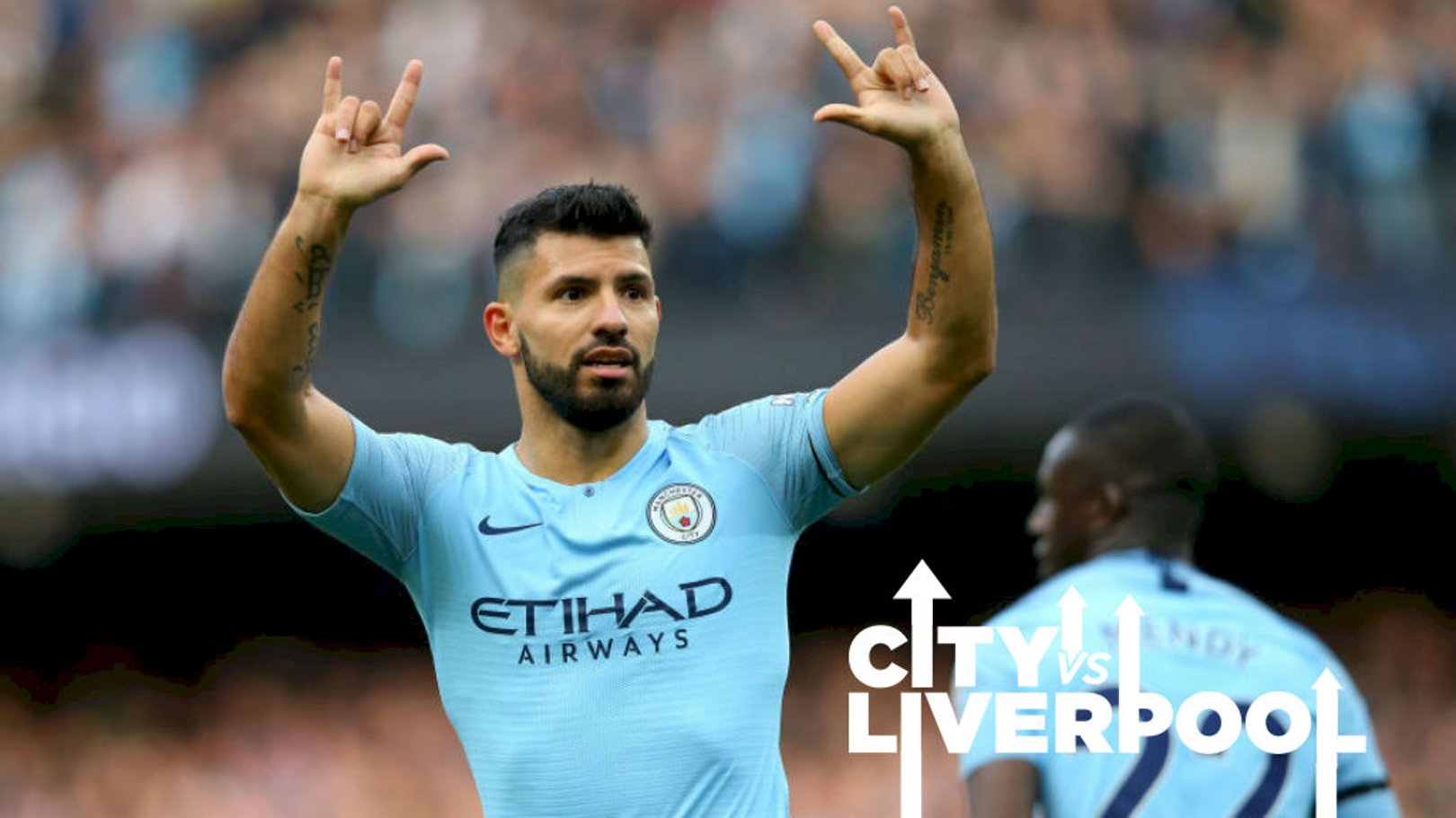 Aguero aiming for seventh heaven against Liverpool
