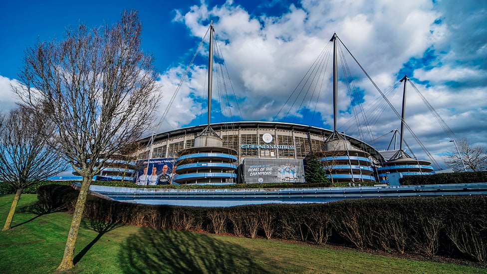 OUR HOME: And we all hope it won't be too long before we are back enjoying action at the Etihad