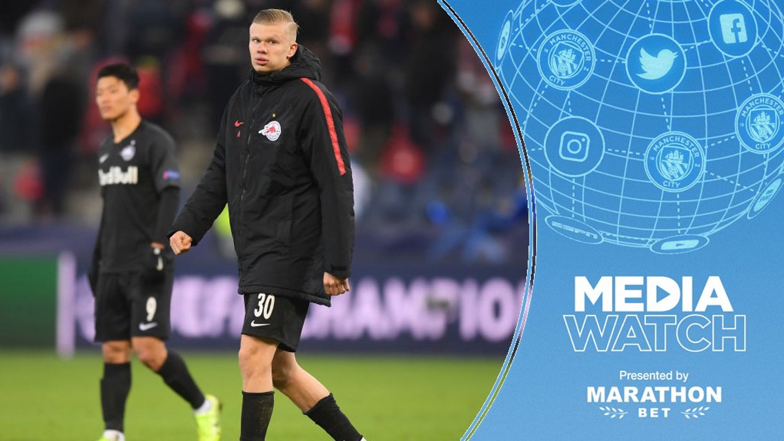 MEDIA WATCH: City are rumoured to be interested in Erling Haaland, according to press reports.