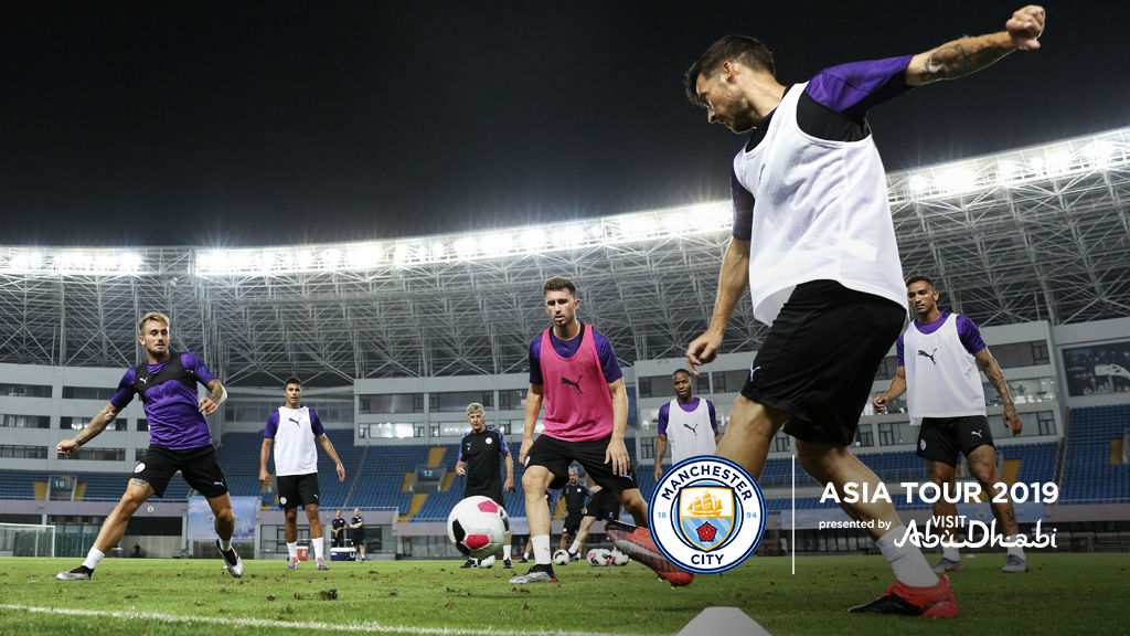 SHANGHAI: The squad were put through their paces this evening