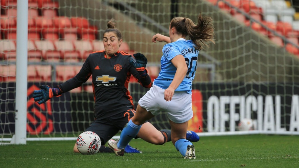 
                        Honours even as City frustrated in WSL derby
                