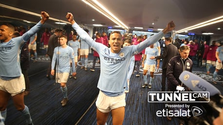 TUNNEL CAM: Behind the scenes at City v Leicester.