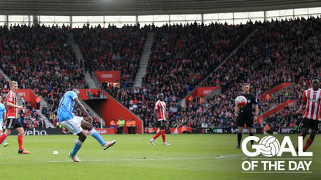 GOAL OF THE DAY: Iheanacho curls a beauty into the top corner against Southampton in 2016