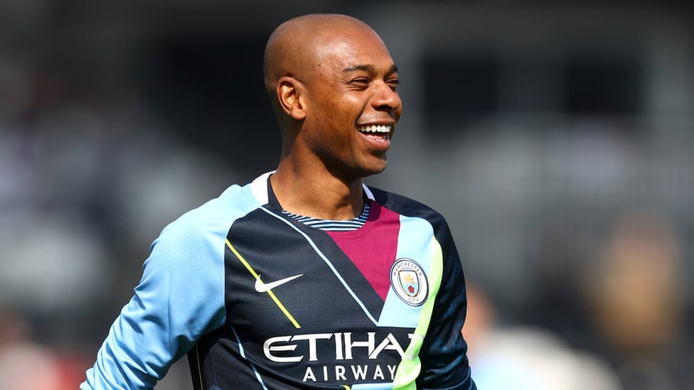 DRESSED TO THE NINES : Fernandinho dons our limited edition mashup kit in the warmup