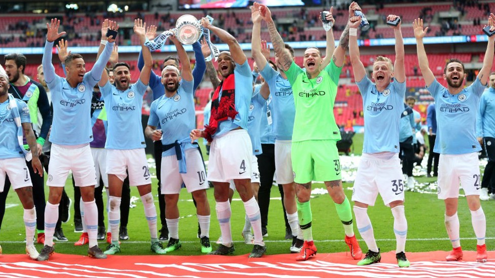 MAYO DE 2019 : En una magnífica final de la FA Cup, el City supera 6-0 al Watford para convertirse en el primer equipo inglés capaz de ganar los cuatro títulos nacionales en una misma temporada.