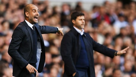 QUARTER MASTERS: Pep Guardiola and Maurico Pochettino's sides will meet in the Champions League quarter-finals