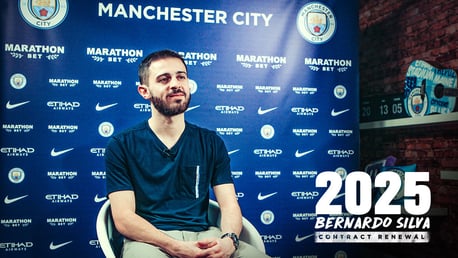 2025: Bernardo Silva has signed a new Manchester City contract 