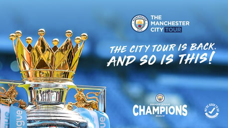 Stadium tours are back...with the Premier League trophy!