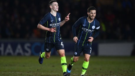 STARLET: Phil Foden shines at Rodney Parade.