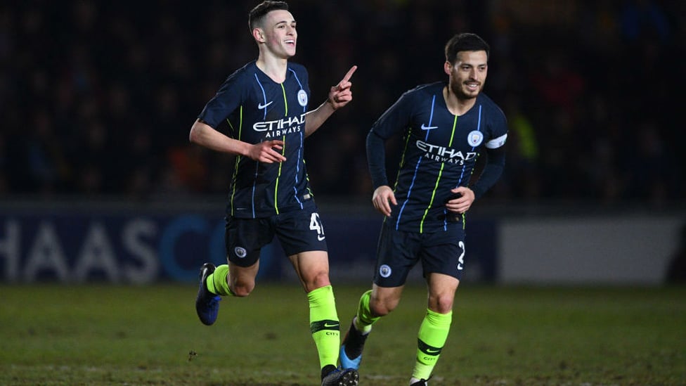 STARLET : Phil Foden shines at Rodney Parade.