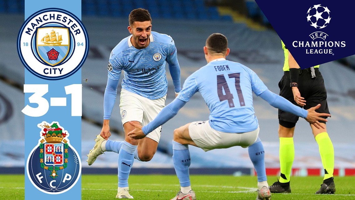 City 3-1 Porto: resumen