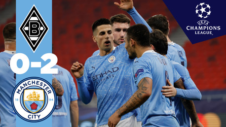 'Gladbach 0-2 Man City: resumen