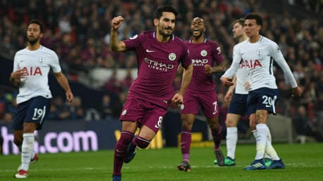 SILKY ILKAY: The German celebrates his penalty 