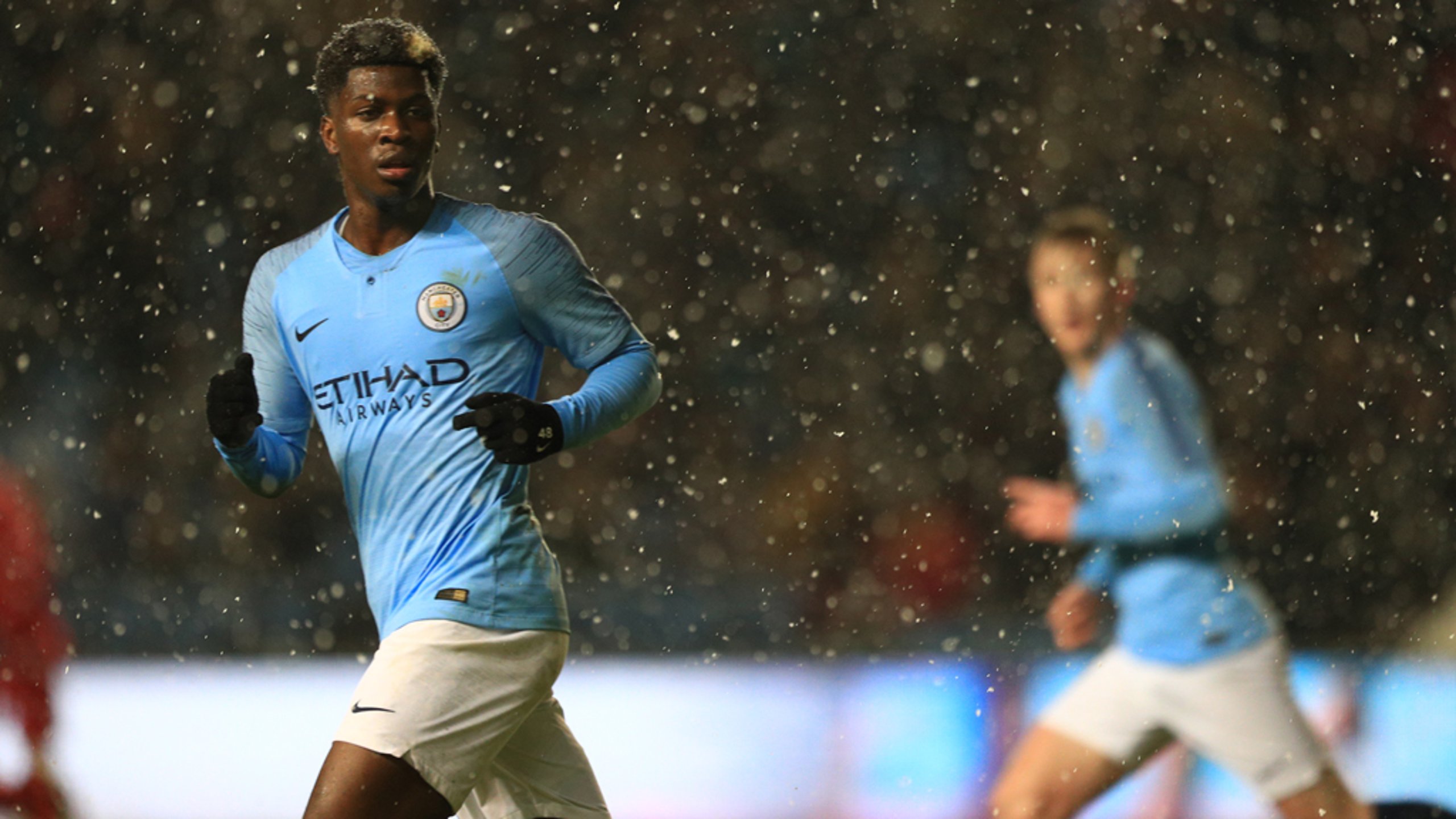 YOUNG BLUES: Taylor Richards in action for City U18s