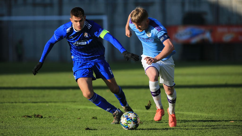 ACTION MAN: Skipper Tommy Doyle sets up another City attack