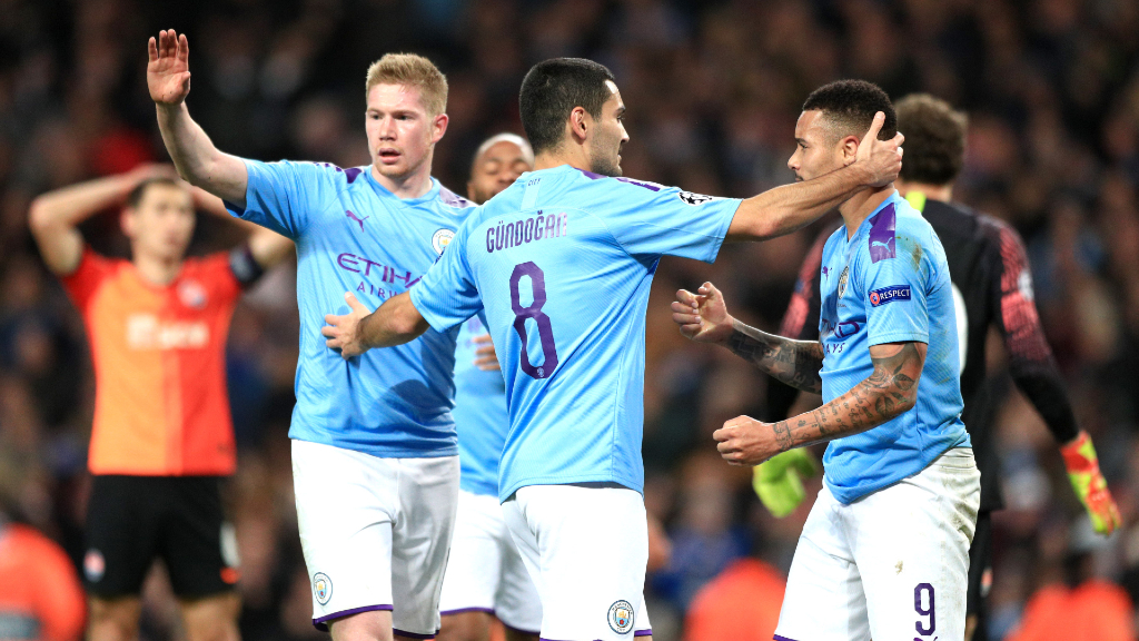 THREE IS THE MAGIC NUMBER : Kevin De Bruyne &gt; Gabriel Jesus &gt; Ilkay Gundogan &gt; GOAL!