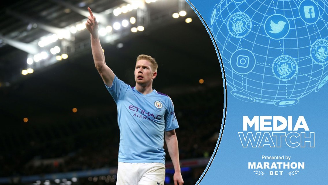MEDIA WATCH: Kevin De Bryune has been widely praised by the press after City's win over Leicester.