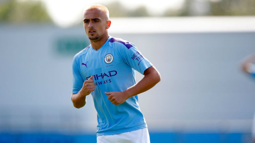ON THE MARK : Lewis Fiorini was also on target for the City youngsters