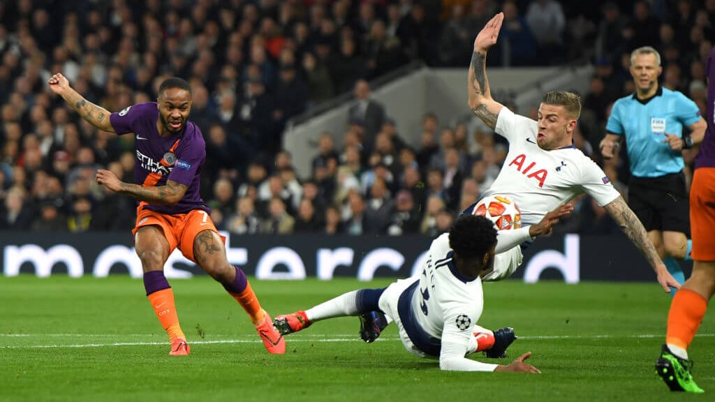 VAR: Raheem Sterling's shot hits off Danny Rose's arm