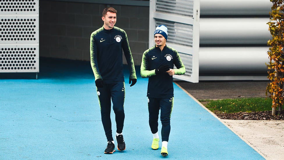 START THE WEEK : Aymeric Laporte and Brahim Diaz prepare ahead of another busy week