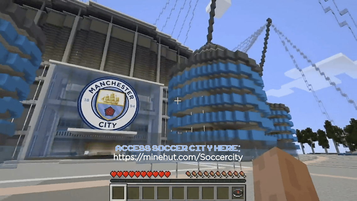 MINEHUT ETIHAD STADIUM! | MAN CITY ESPORTS