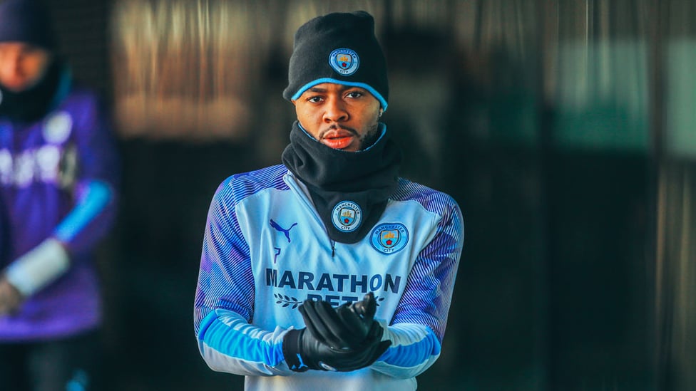 WRAP UP : Raheem is ready and layered up!