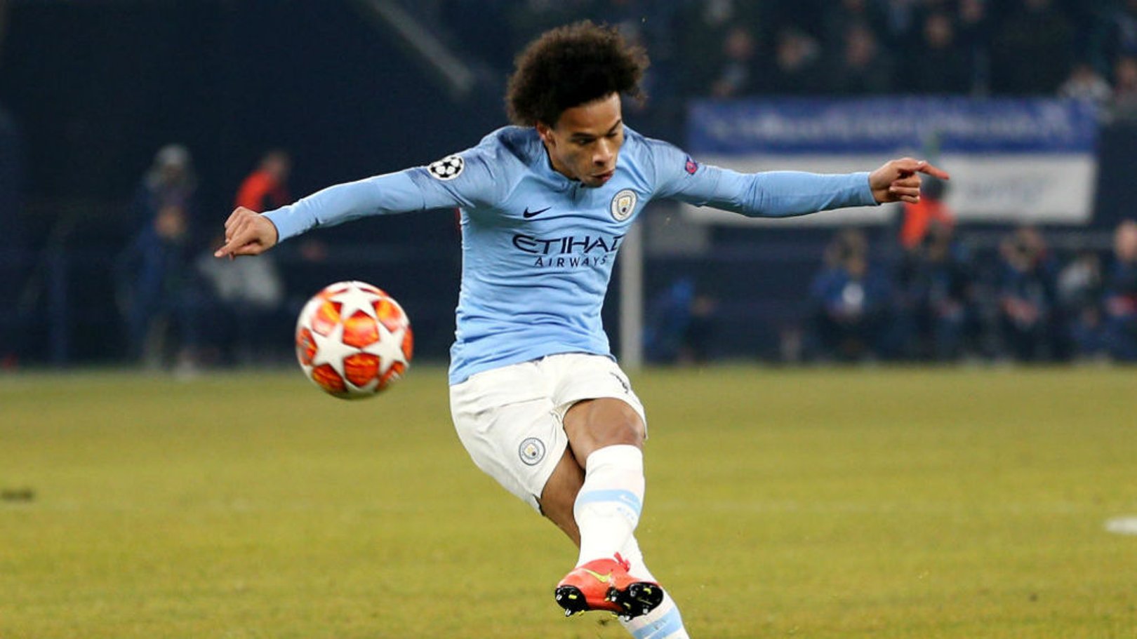 Leroy Sane fires a rocket of a free-kick into the back of the net to draw the score level at 2-2!