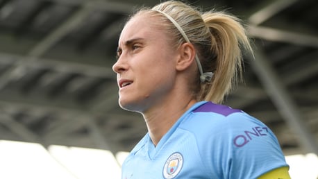 CAPTAIN'S CALL: Steph Houghton insists City are looking to the future - not the past