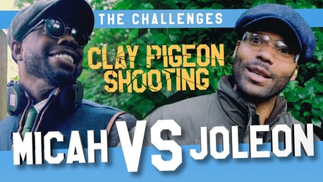 Micah v Joleon: Challenge #1: Clay pigeon shooting