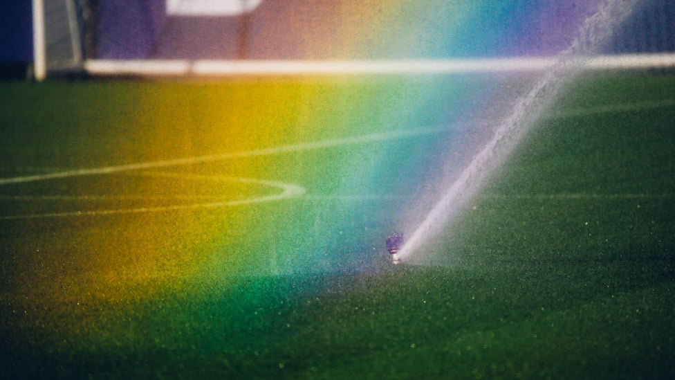 OVER THE RAINBOW : Some photo opportunities are just too good to turn down