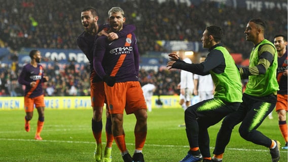 UP FOR THE CUP: Bernardo embraces Sergio after his winning goal